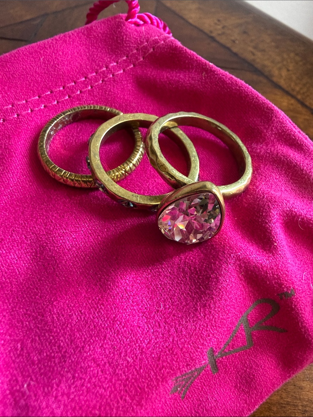 Silpada KRR0103 Shine Bright Stack Rings Sz 8